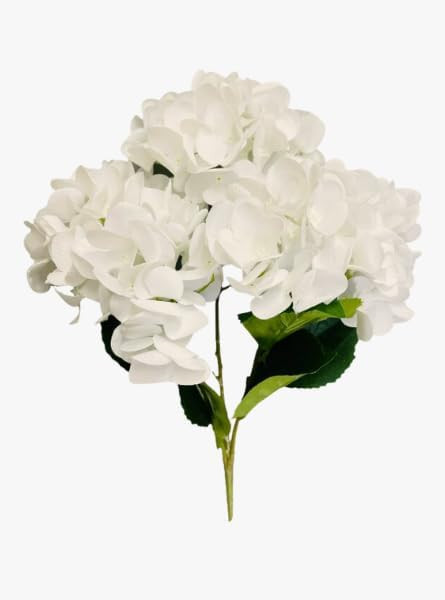 Cream White Real Touch Hydrangea Cluster | Amazon (US)