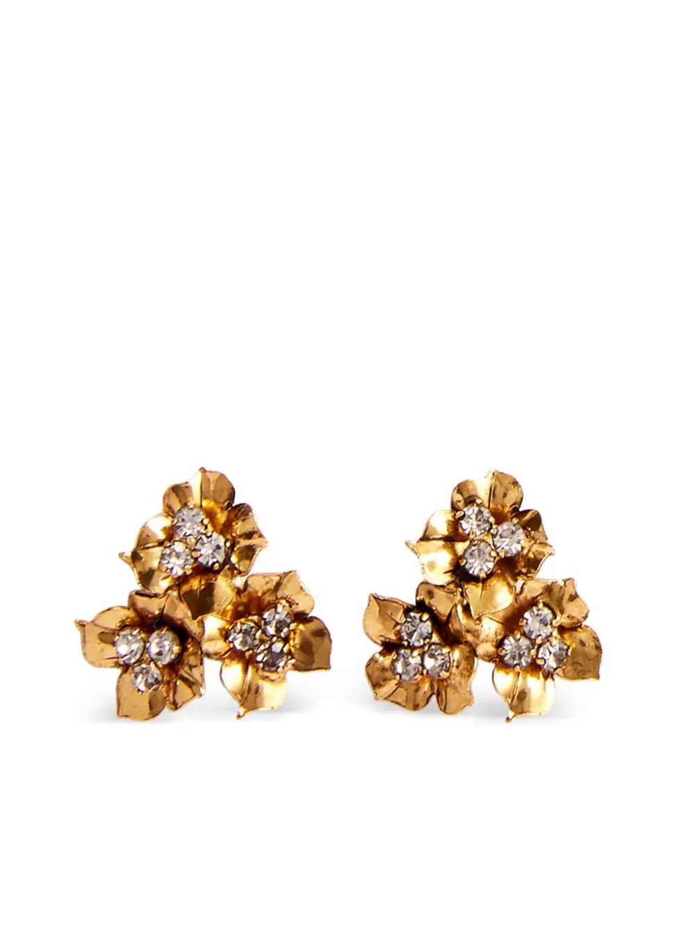 Maye floral-motif stud earrings | Farfetch Global