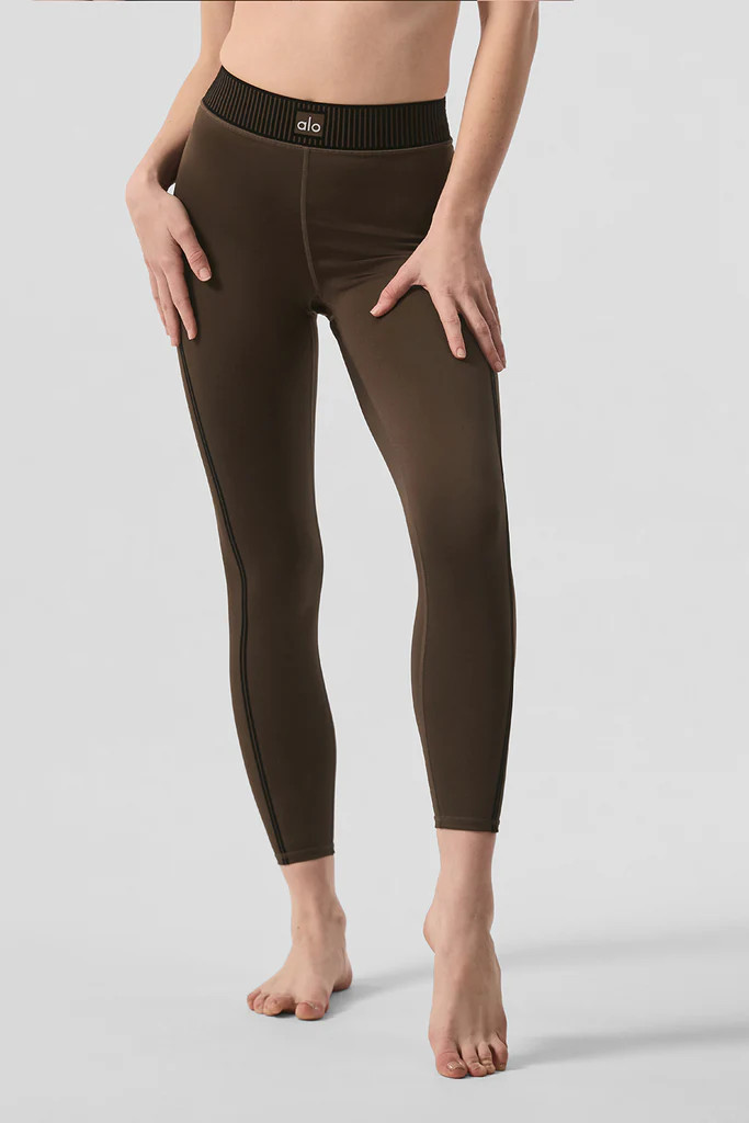 Airlift High-Waist 7/8 Line Up Legging | Alo Yoga (US)