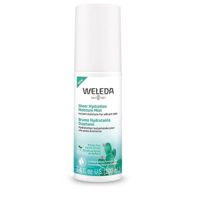 Weleda Sheer Hydration Moisture Mist, 3.4 Fluid Ounce, Plant Rich Moisturizer with Prickly Pear C... | Amazon (US)
