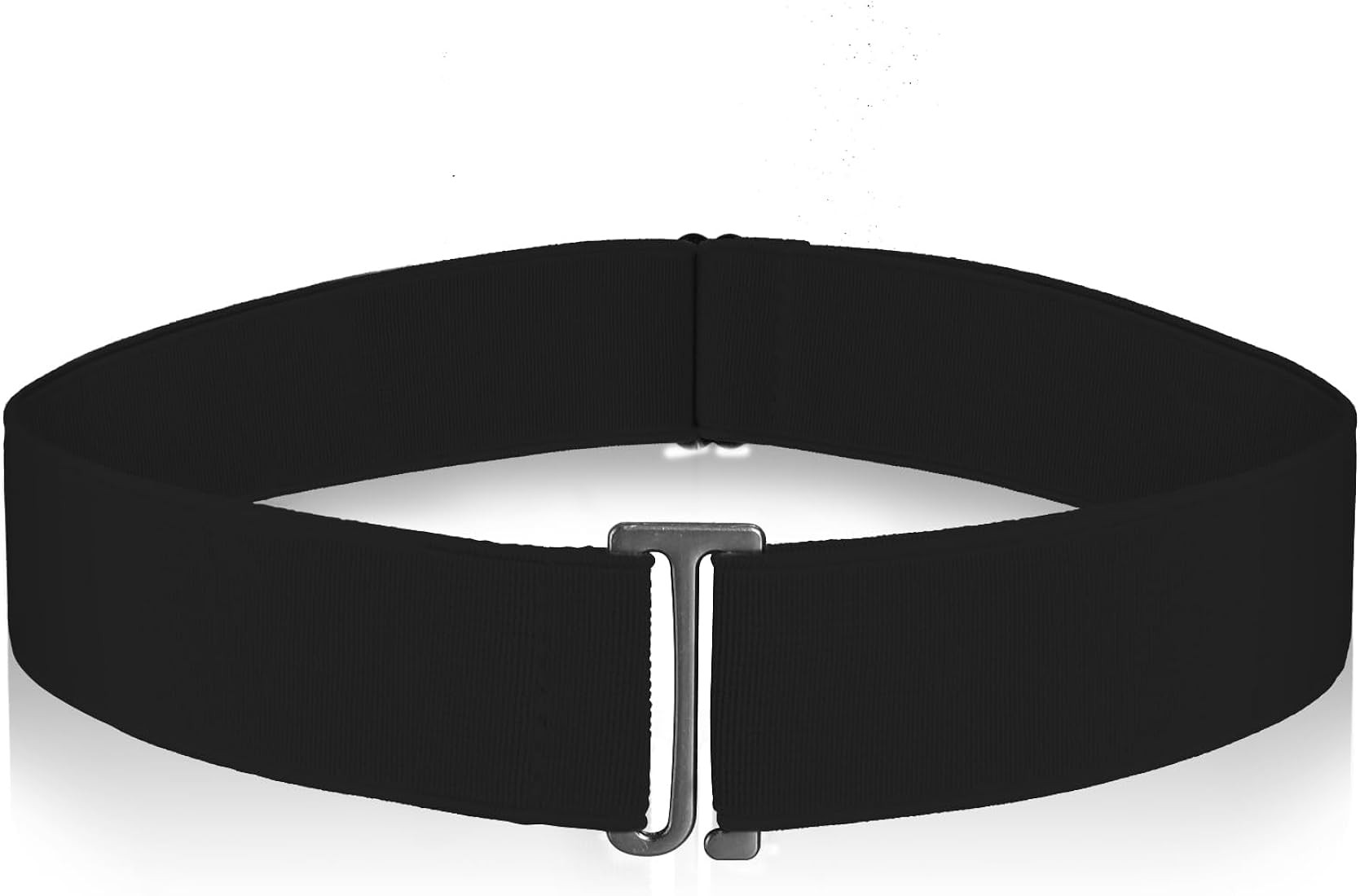 TIESOME Women Adjustable Elastic Belt, Stretch Invisible Belt Flat Buckle Waist Belts No Show Bel... | Amazon (US)