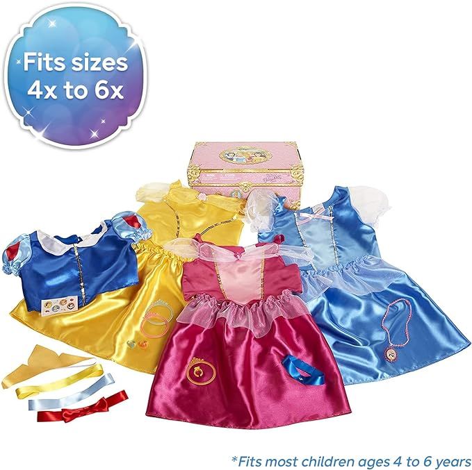 Disney Princess Dress Up Trunk Deluxe 21 Piece Officially Licensed [Amazon Exclusive] | Amazon (US)