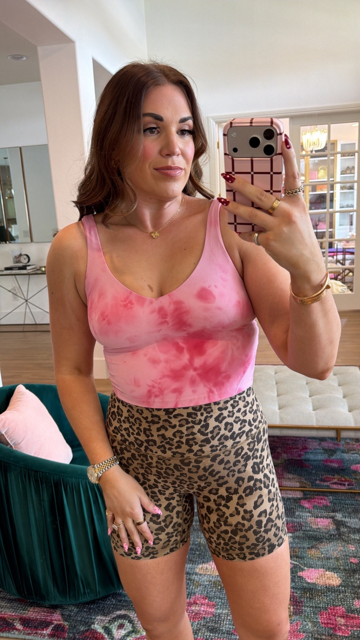 curvy midsize smoothie strawberry lululemon look! wearing size 10 in tank and 8 in shorts 

#LTKActive #LTKMidsize #LTKSeasonal