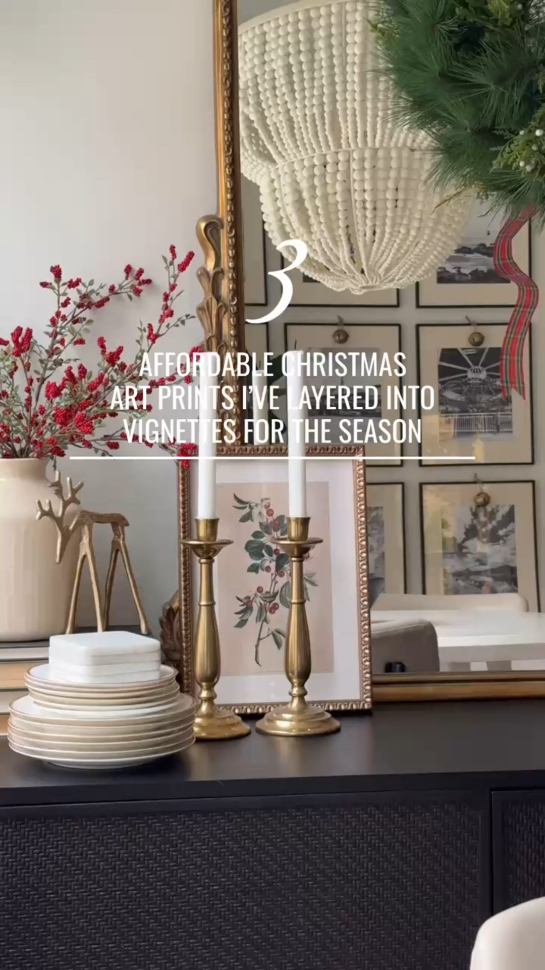 I like the look of layering small art prints in with your home decor in surprising spaces. I love these Christmas art prints with the gold frames and have them tucked in around my house. home decor Christmas decor living room decor accents 

#LTKHome #LTKFindsUnder50 #LTKHoliday