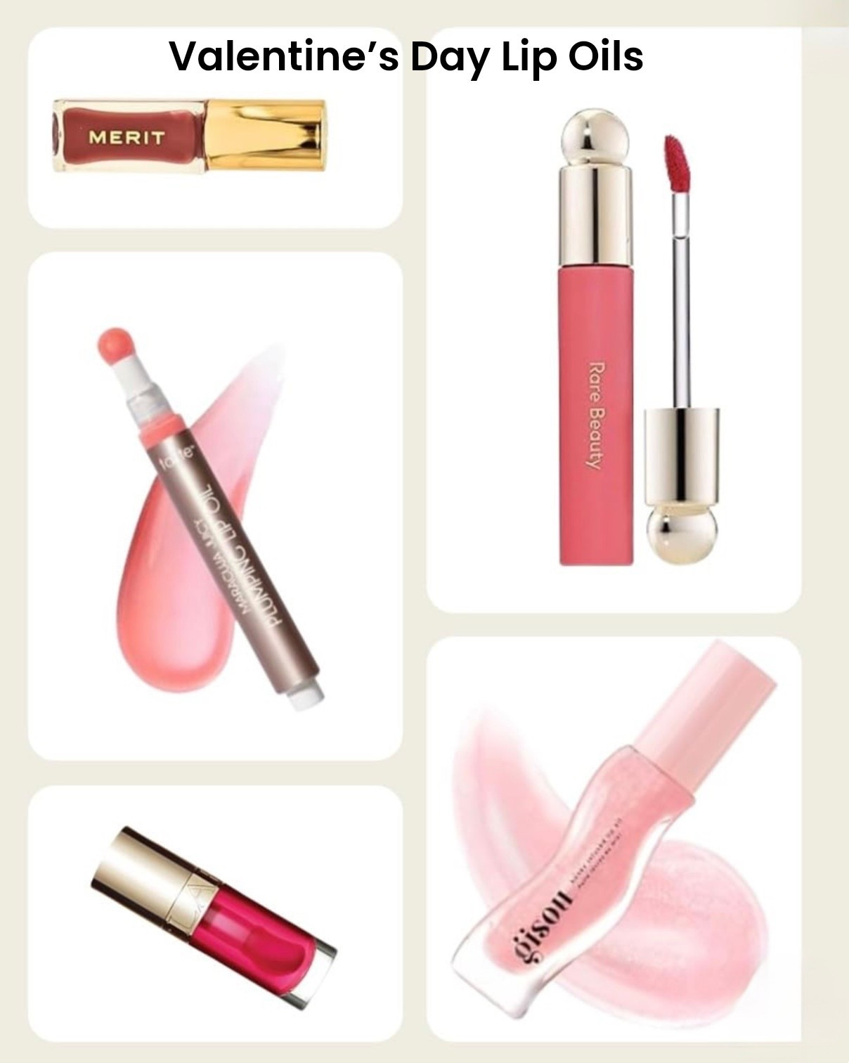 Here Are My Fav “Go To” Lip Oils! 🩷

These lip oils from Merit, Rare Beauty, Gisou, Chanel, Clarins, Tower 28 Tarte, and Dior are perfect for your Valentine’s Day makeup look or Galentine’s party! 

These lip glosses are fun and easy Valentine’s Day gifts. 🩷

#lipoil #lipgloss #lipstick #valentinesmakeup #galentinesmakeup

#LTKBeauty #LTKgrwm #LTKValentine