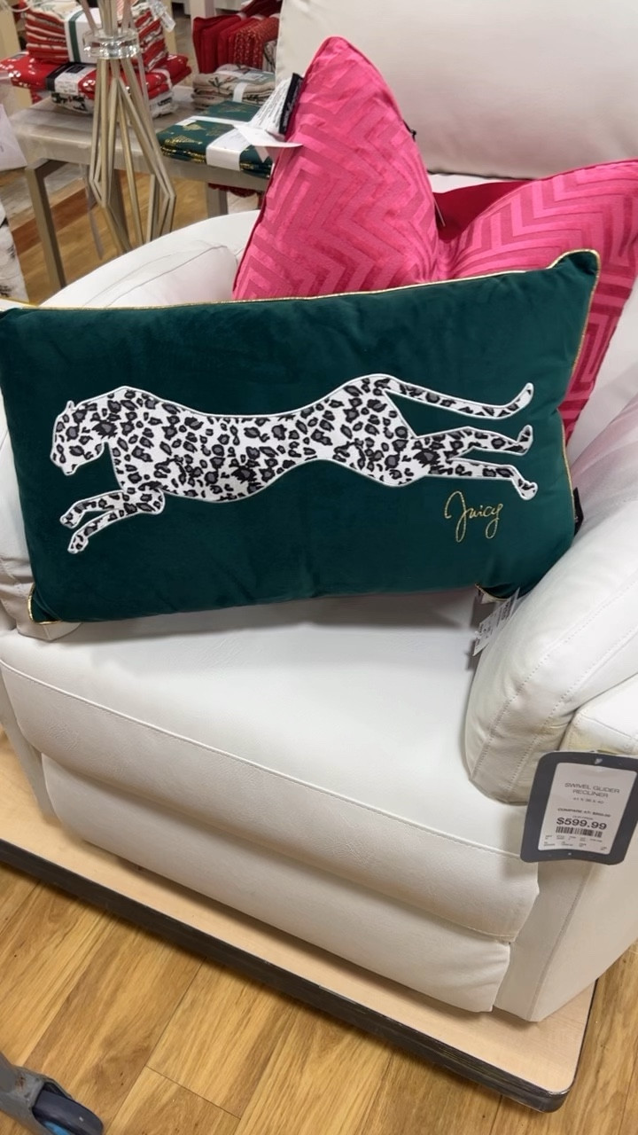 Juicy Couture leopard pillow  

#LTKhome #LTKfindsunder50