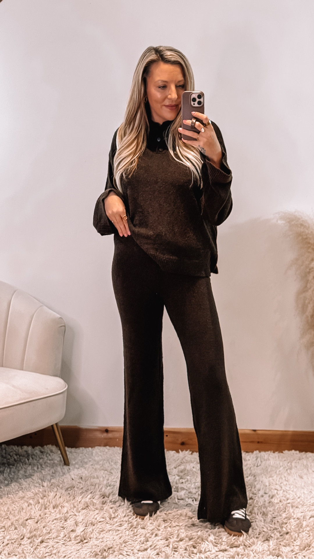 Well that didn’t exactly turn out as I hoped, let’s break it down….

The cream co ord is super soft, fits nicely and is really comfortable but it does kind of show off every lump and bump, not necessarily a bad thing but just putting it out there. Still super cute and does exactly what I bought it for. 

The brown.. well this one I was unsure on when I unpacked it because the material looked a bit strange and cheap however I probably prefer this one on the most out of all 3. Yes I’m still not sold on the material but it is comfortable, the trousers weren’t that long after all and the fit is really nice, I also love the button up detail on the top. Worth what I paid for it though? I’m undecided. 

They grey… this was the one I had high hopes for and although I do love it and is something I would definitely wear on repeat the trousers are a little long, great if your wearing platform Uggs which is an option but I wear a lot of trainers. Very comfortable fit and soft to just a shame about the top, I love it but would need to size up which means sizing up in the bottoms to as they are sold as one and that’s not an option so I’m going to have to return it. All that being said I do love it and would buy as separates. 

Let me know your favourites in the comments 👇🏼



#LTKwinter #LTKuk #LTKeurope