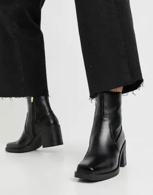 RAID Zerrin heeled ankle boots in black | ASOS (Global)