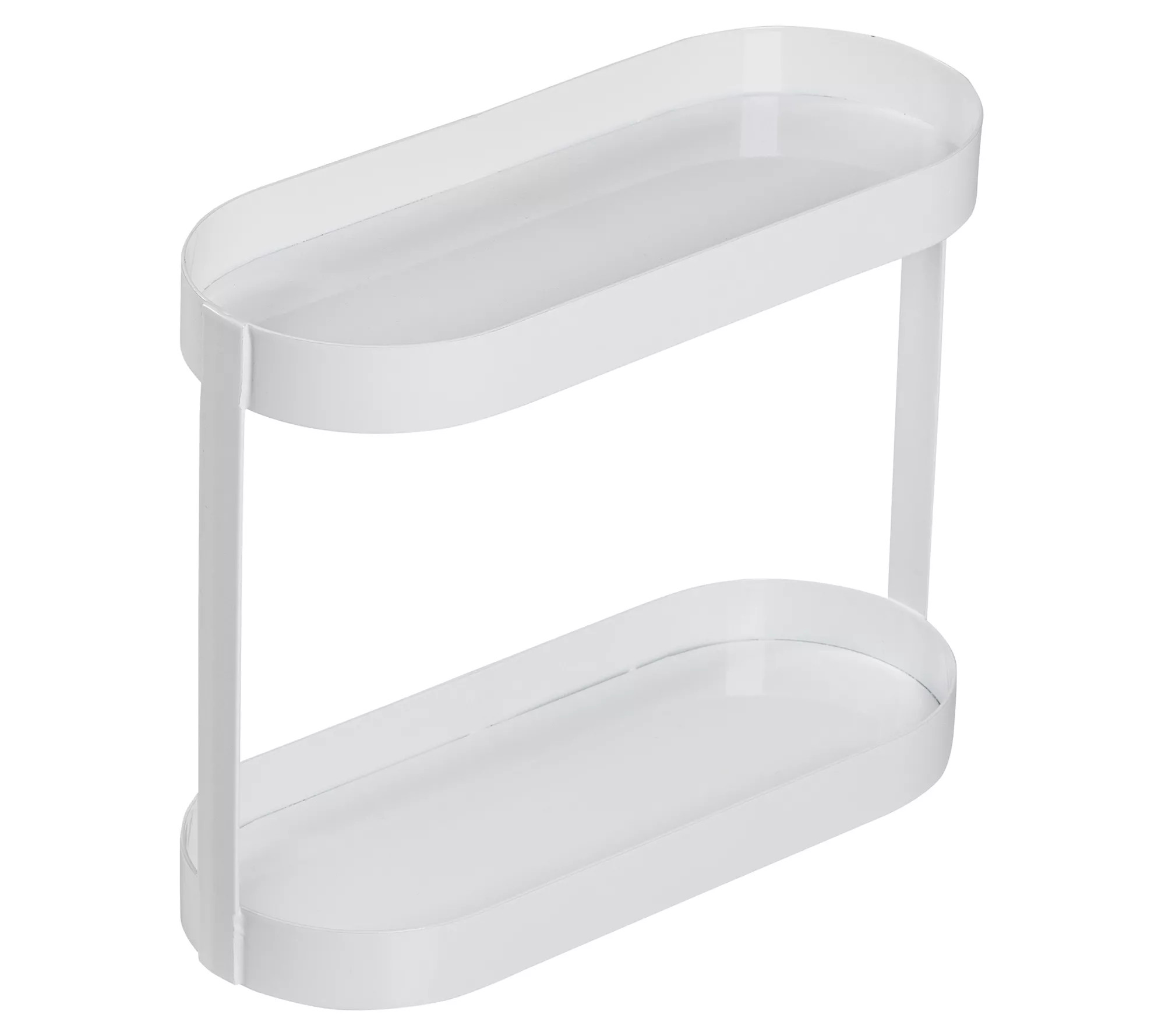 Honey-Can-Do Metal Bathroom Counter Organizer S helf w/2 Tiers | QVC