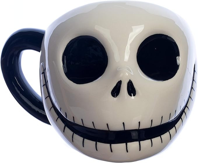 Disney The Nightmare Before Christmas Jack skellington Sculpted Ceramic Mug | Amazon (US)