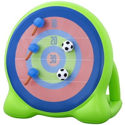 H2OGO! Inflatable Yard Game - Backyard Bullseye - 2-In-1: Ax Throwing Dart Board | Target