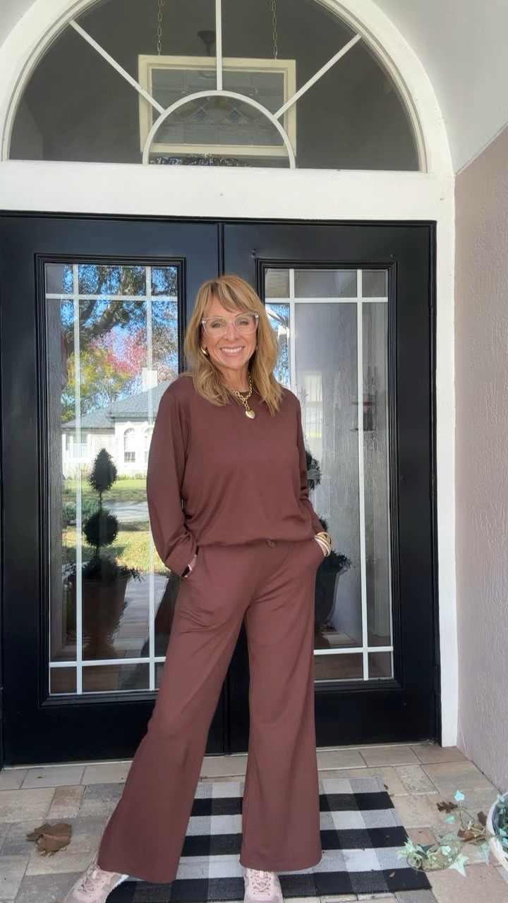 This 2 piece set is buttery soft and silky. I love the versatility it offers my casual but elevated wardrobe! 

#LTKStyleTip #LTKShoeCrush #LTKFindsUnder50