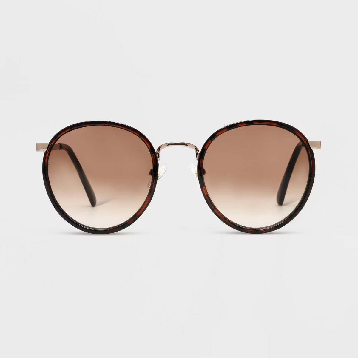 Women's Shiny Plastic Round Sunglasses - Universal Thread™ | Target