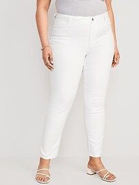 High-Waisted Wow Straight White Jeans for Women | Old Navy (US)