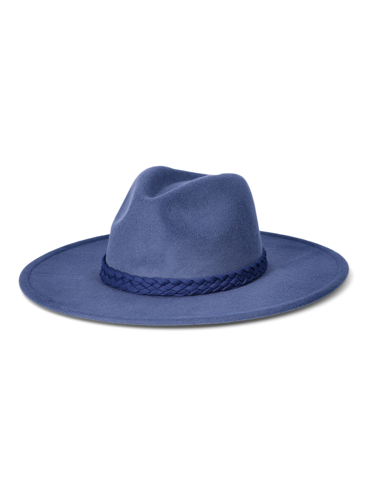 Time and Tru Women's Fedora with Braid Band, Dusty Blue | Walmart (US)