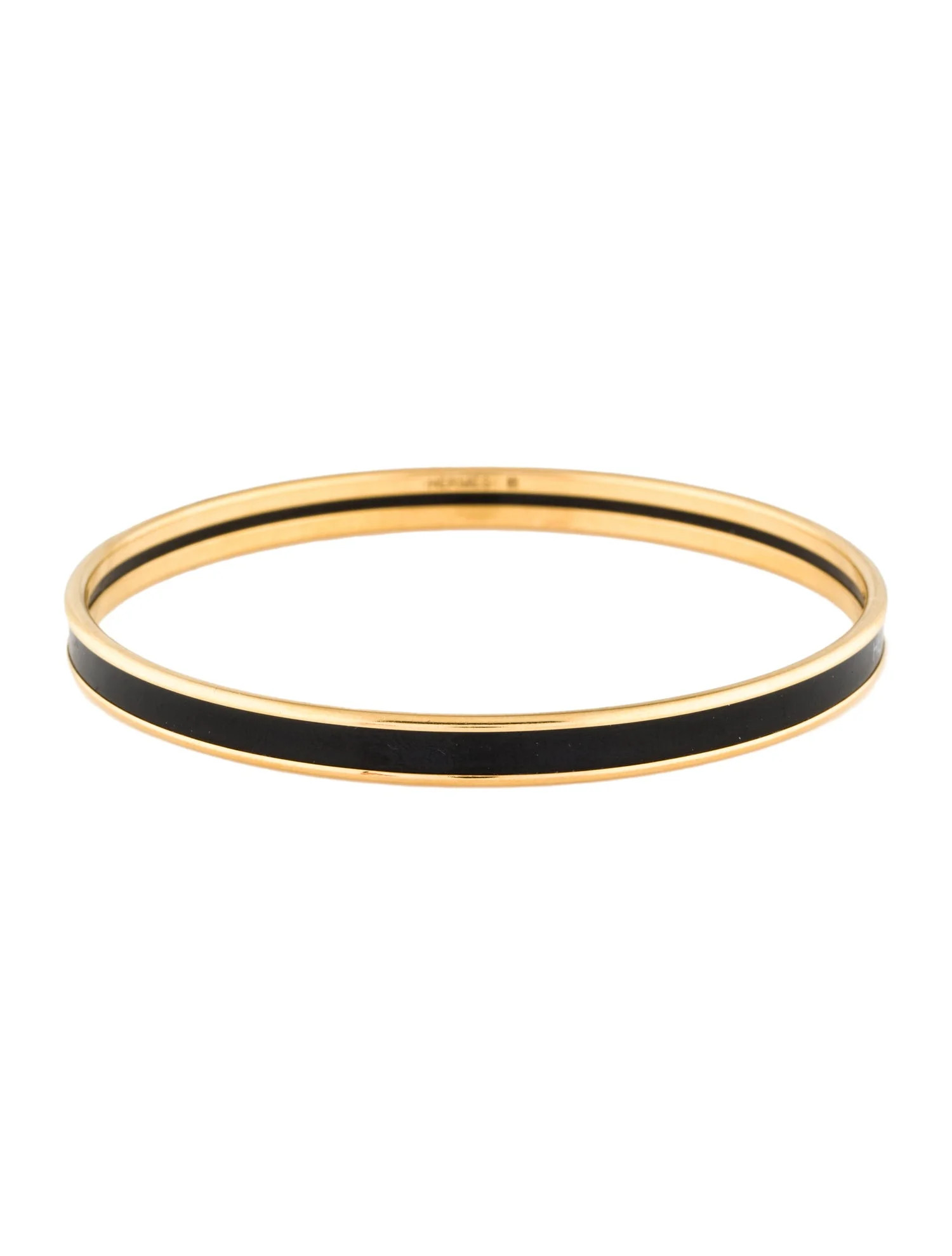 Extra Narrow Enamel Uni Bangle Bracelet | The RealReal