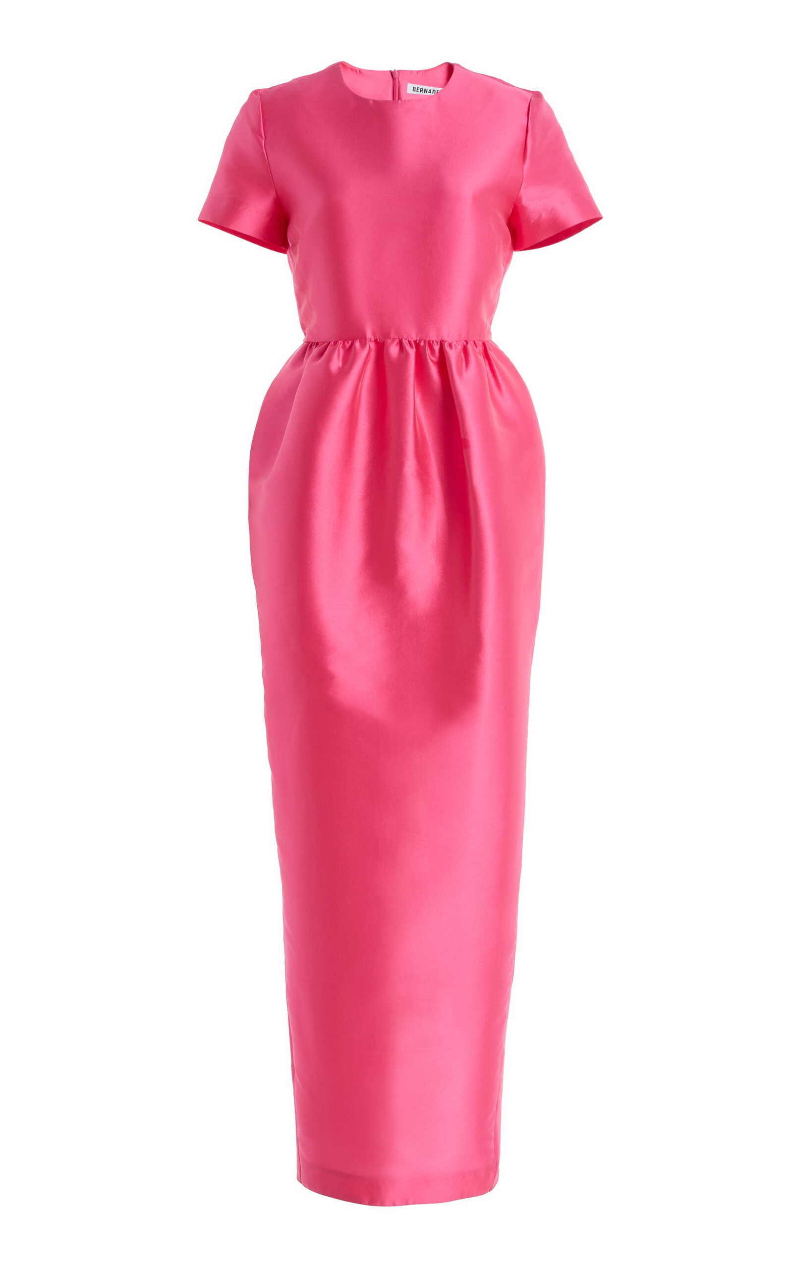 Bernadette Lexi Gathered Silk-Blend Midi Dress - Moda Operandi | Moda Operandi (Global)