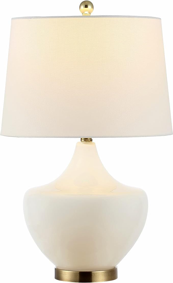 Lighting 25-inch Led Table Lamp 15" W X L 25" H White Modern Contemporary Gold Bulbs Included | Amazon (US)