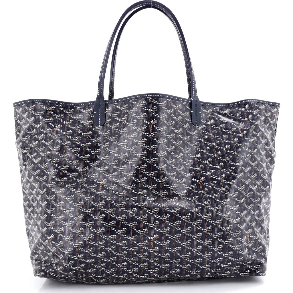 Pre-Owned Goyard Saint Louis Tote Coated Canvas GM in Blue at Nordstrom, Size Large | Nordstrom