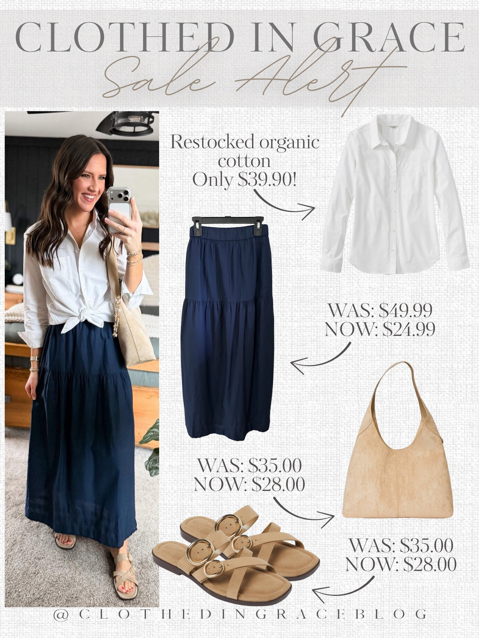 Spring Capsule outfit on sale! 

Top - small
Skirt - small tall 