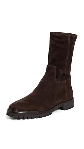 Loeffler Randall Women's Danny 35mm Tall Ankle Lug Sole Boots, Tmoro, Brown, 11.5 Medium US | Amazon (US)
