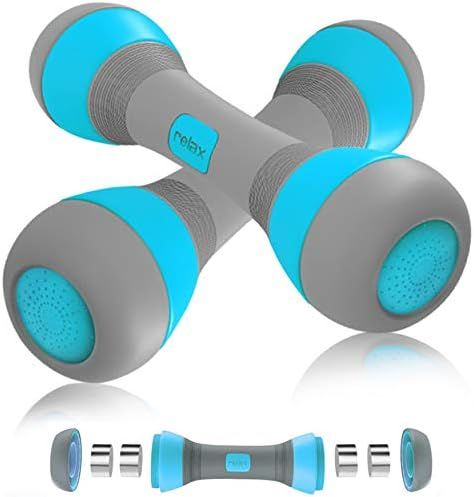 GoXccess Adjustable Dumbbell Weights Set- Dumbbell Set with Non-Slip Neoprene Handles-5-in-1 Weights | Amazon (US)