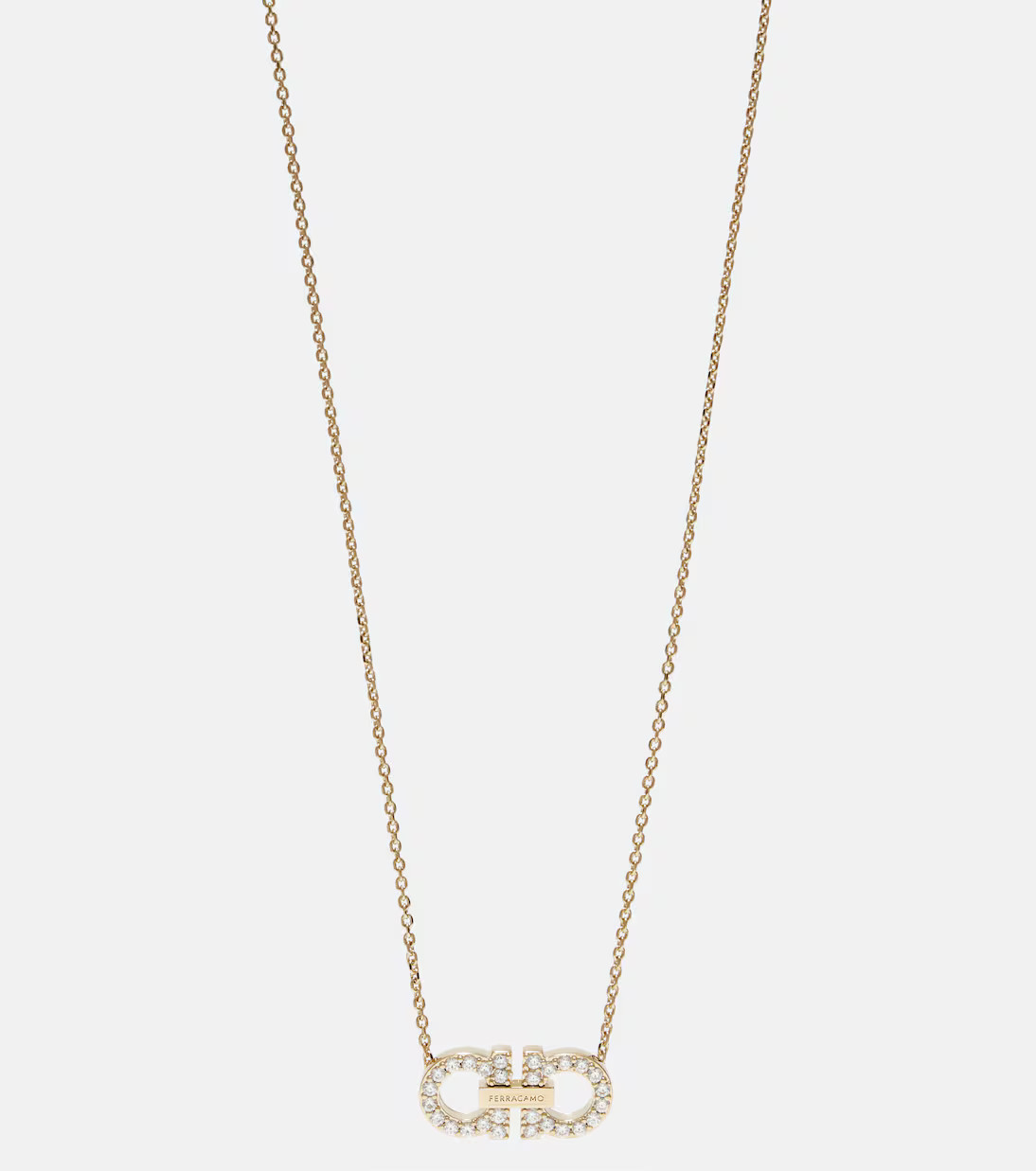 Gancini logo pendant necklace | Mytheresa (US/CA)