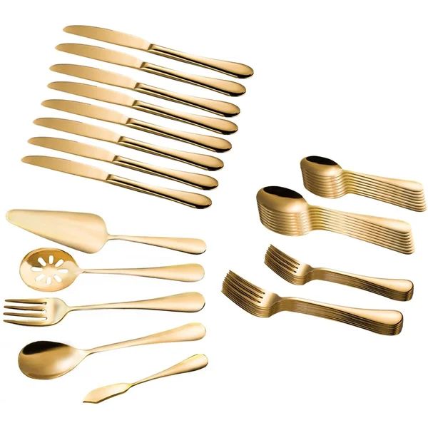 Skaneateles 45 Piece Flatware Set, Service for 8 | Wayfair Professional