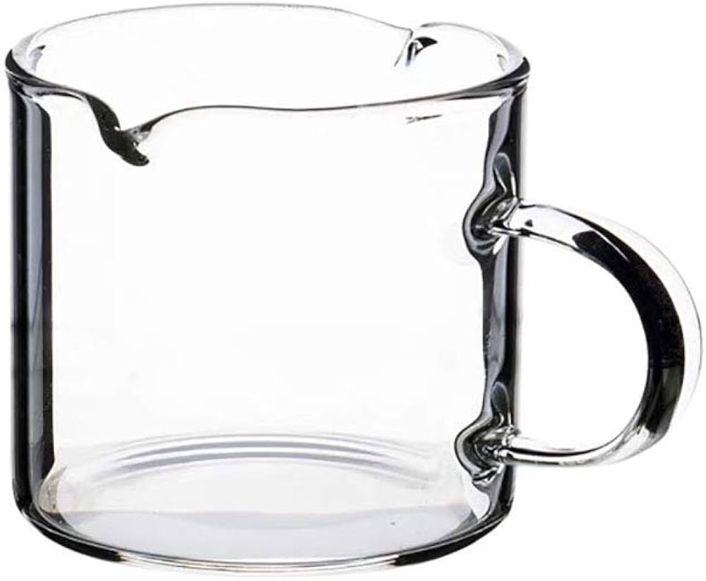 NCnnwovf Verres à shot 120 ml avec double bec verseur en verre transparent pour expresso (1) | Amazon (CA)