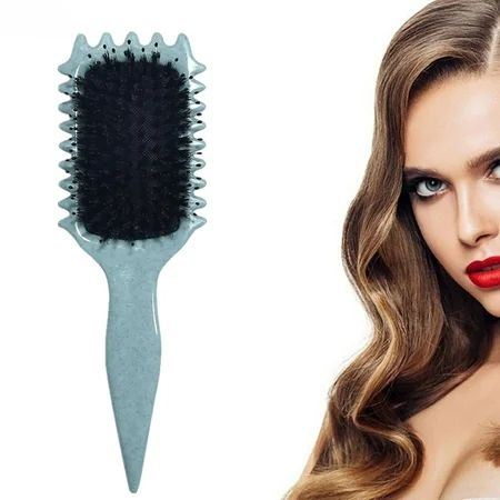 Curly Hair Brush Curl Define Styling Brush with Prongs Boar Bristle Hair Brush for Combing and Shaping Men s and Women s Curls to Reduce Pulling and Curl Separation | Walmart (US)