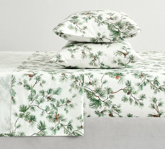 Pine Tree Printed Sheet Set | Pottery Barn (US)
