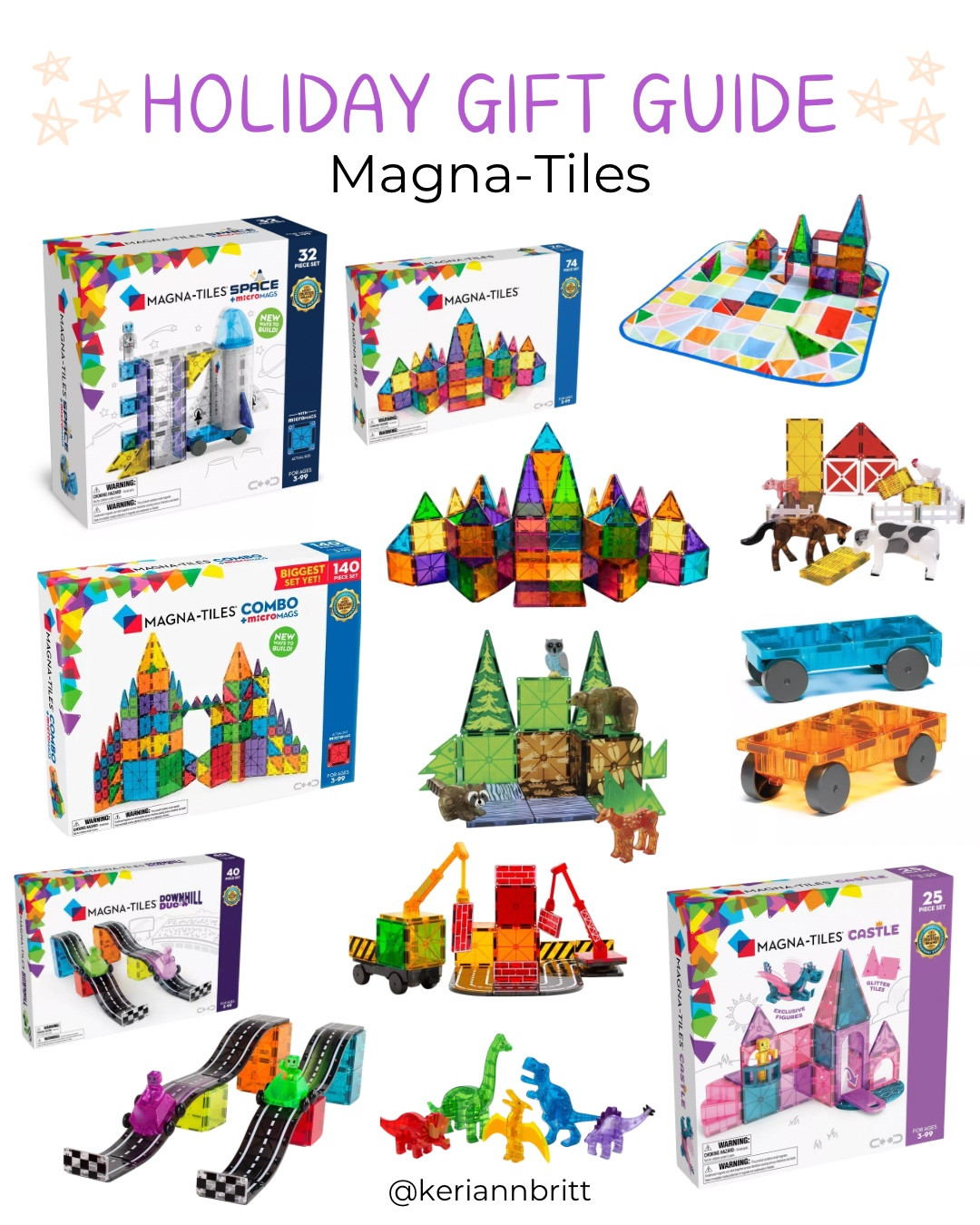 2024 Holiday Gift Guide for Kids

2024 gifts / Christmas gift / presents for everyone / gift guide / holiday gift / Christmas gift guide / gifts for him / gifts for her / popular holiday gifts / magna-tiles / magnetic tiles / STEM toys / gifts for kids / kids gifts 

#LTKKids #LTKHoliday #LTKGiftGuide