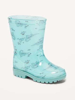 Tall Printed Rain Boots for Toddler Boys | Old Navy (US)