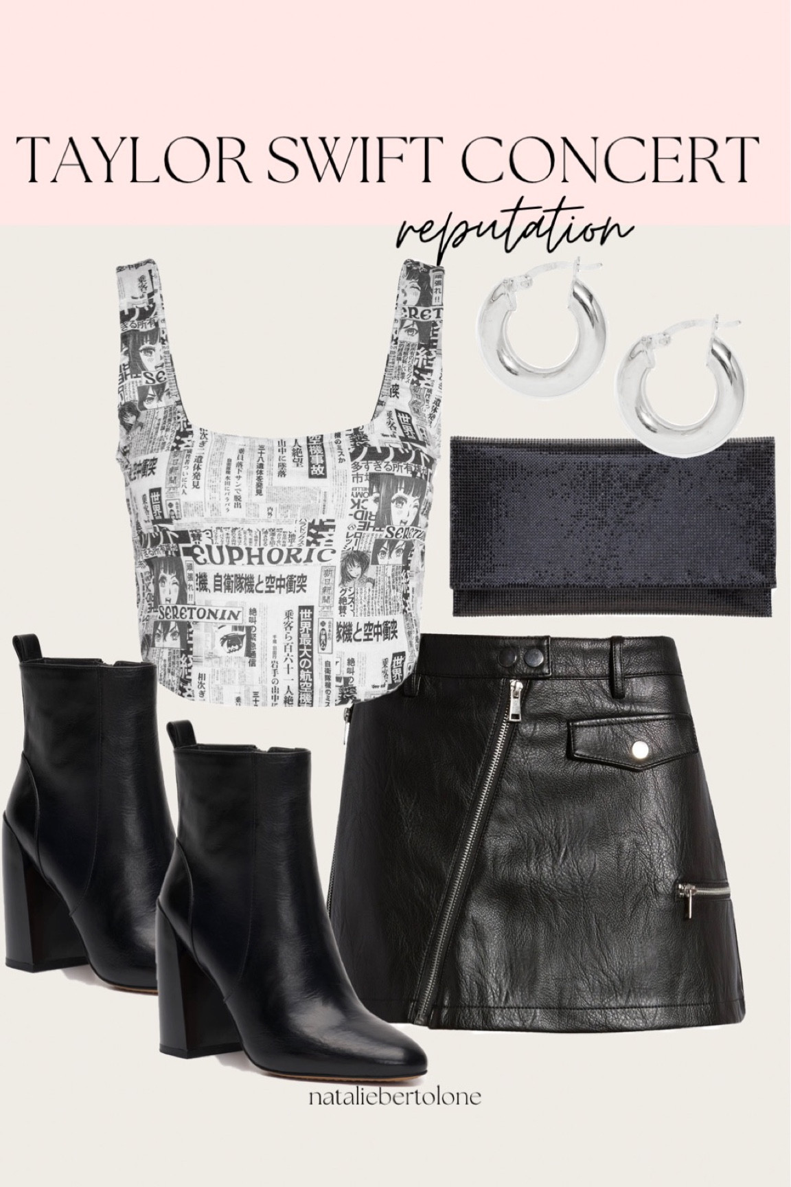 taylor swift concert outfit idea!! reputation era 📰 

#LTKunder100 #LTKunder50 #LTKstyletip