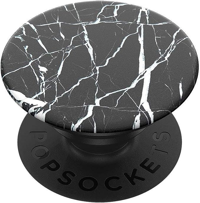 PopSockets Swappable Expanding Stand and Grip for Smartphones and Tablets - Black Marble | Amazon (US)