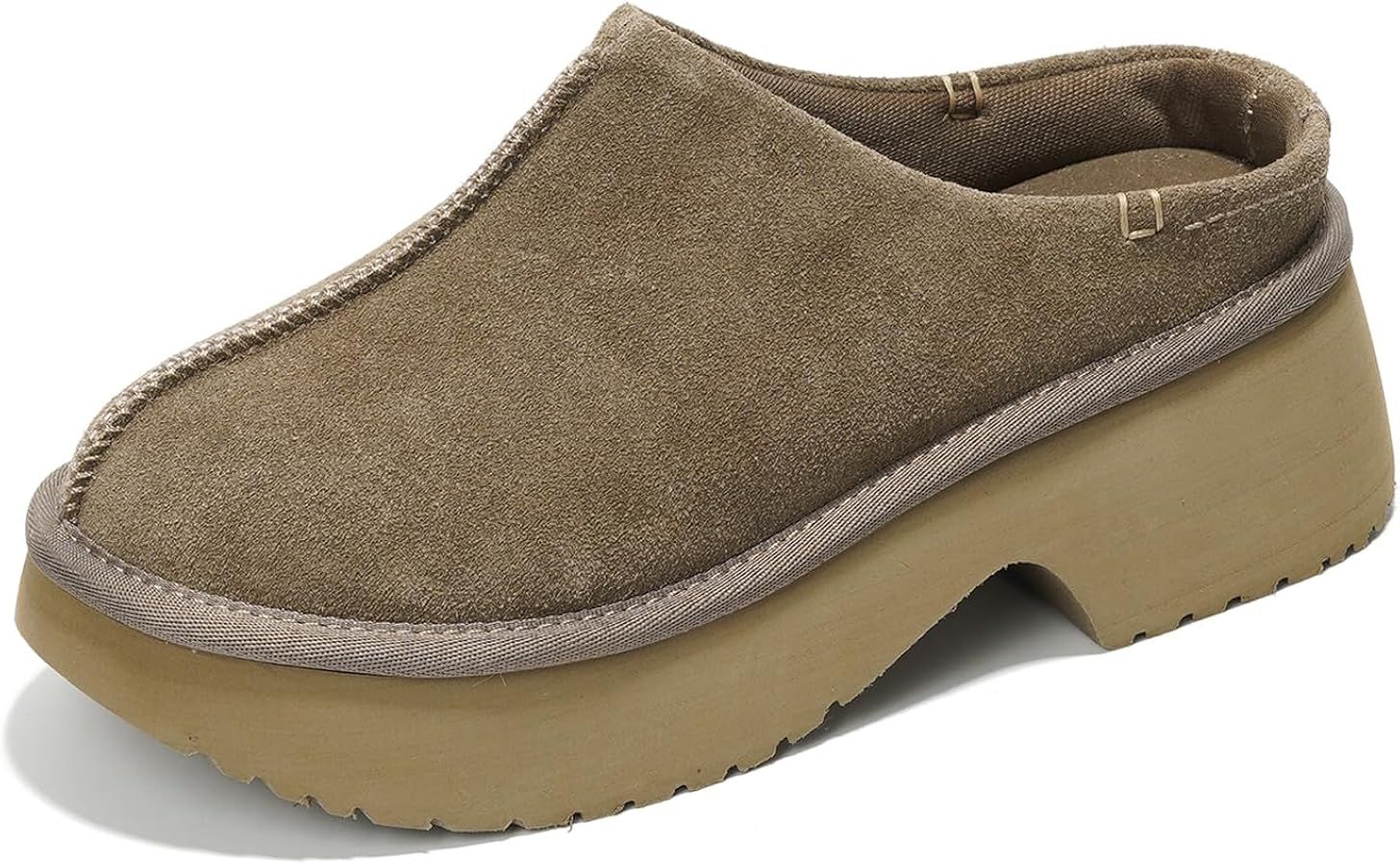 Project Cloud Clogs for Women - Memory Foam Genuine Suede Slip on Clogs, Non-Slip Sole Women's Mu... | Amazon (US)