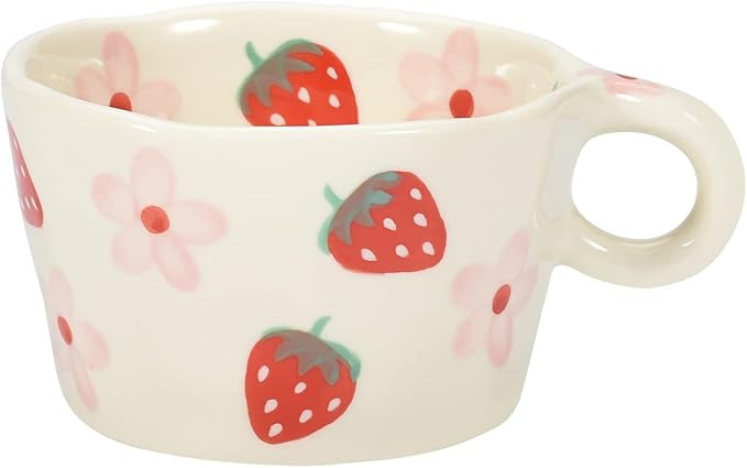 Koythin Ceramic Coffee Mug, Cute Creative Hand Printed Mug Design for Office and Home, 6.5 oz/200... | Amazon (US)
