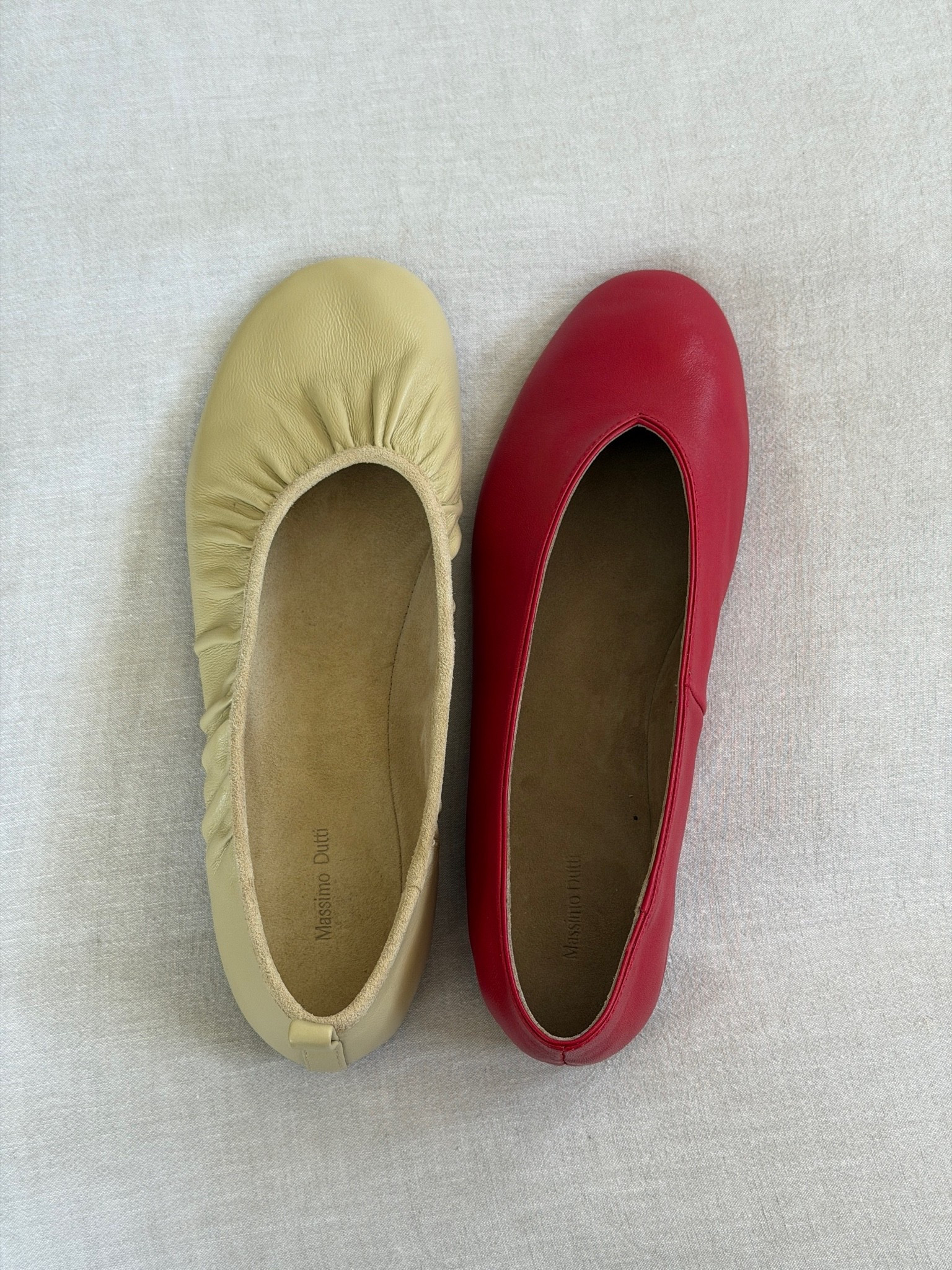 Soft leather flats