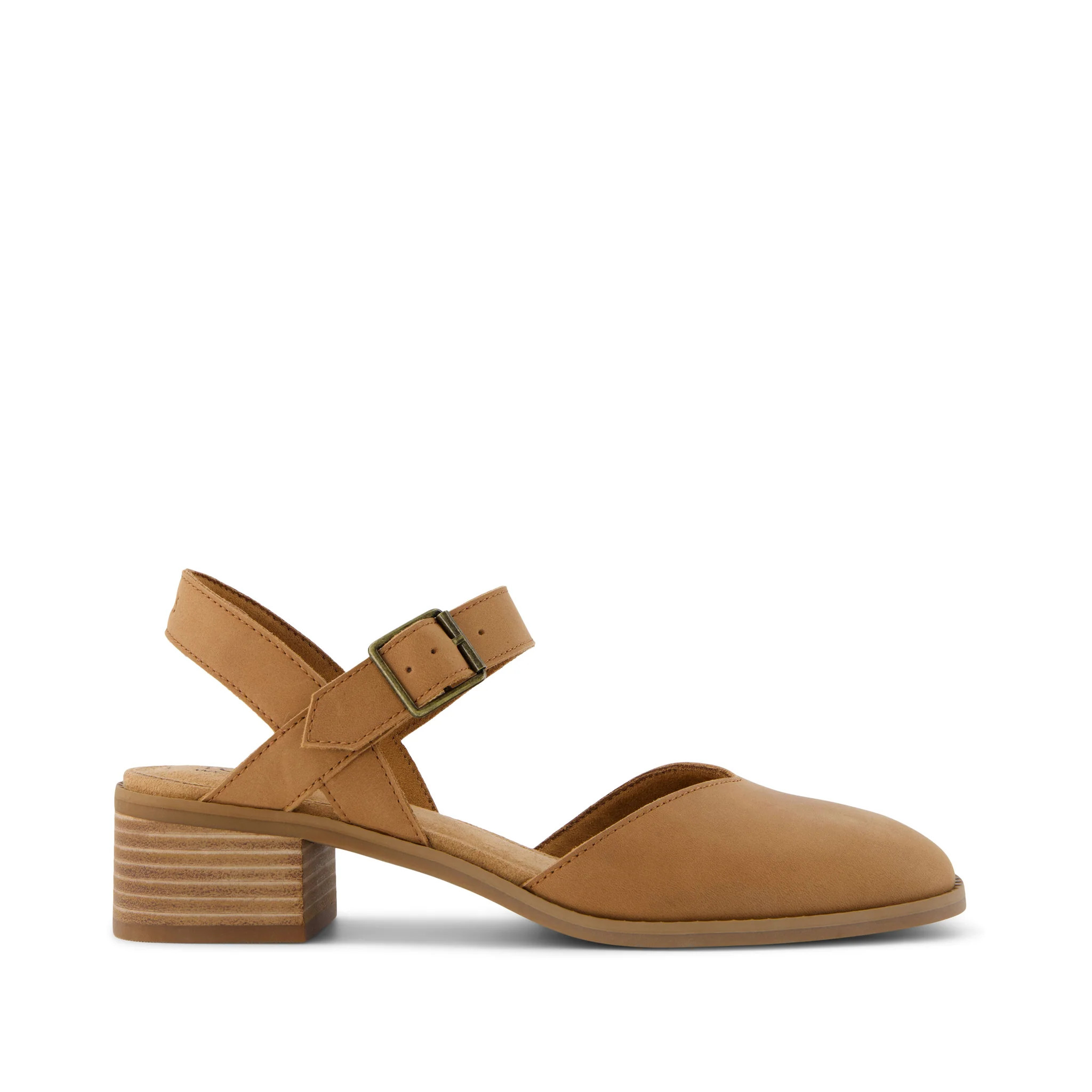 Jaclyn Brown Leather Heel | Toms EMEA