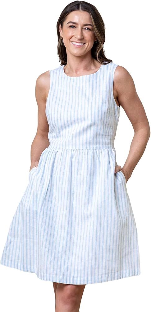 Hope & Henry Women's Sleeveless Organic Cotton Summer Dress | Amazon (US)