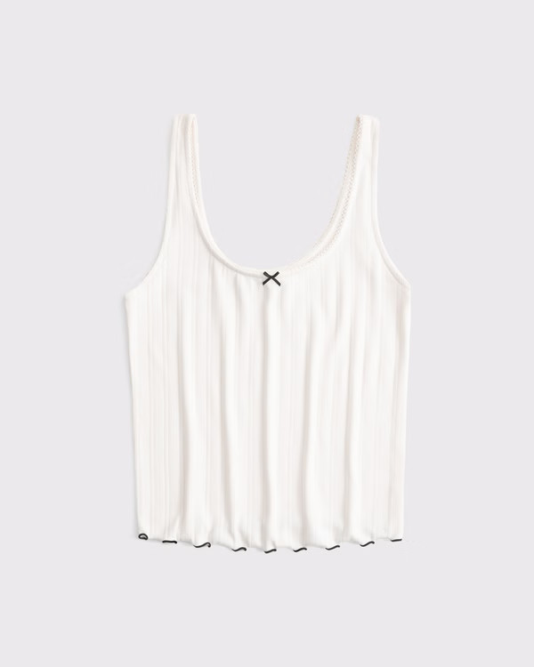 Pointelle Sleep Cami | Abercrombie & Fitch (US)