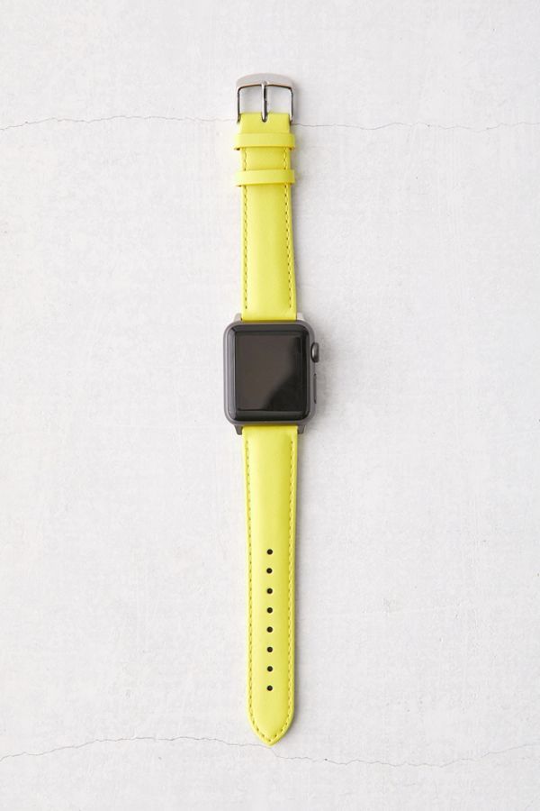 Casetify Neon Yellow Apple Watch Strap | Urban Outfitters (US and RoW)