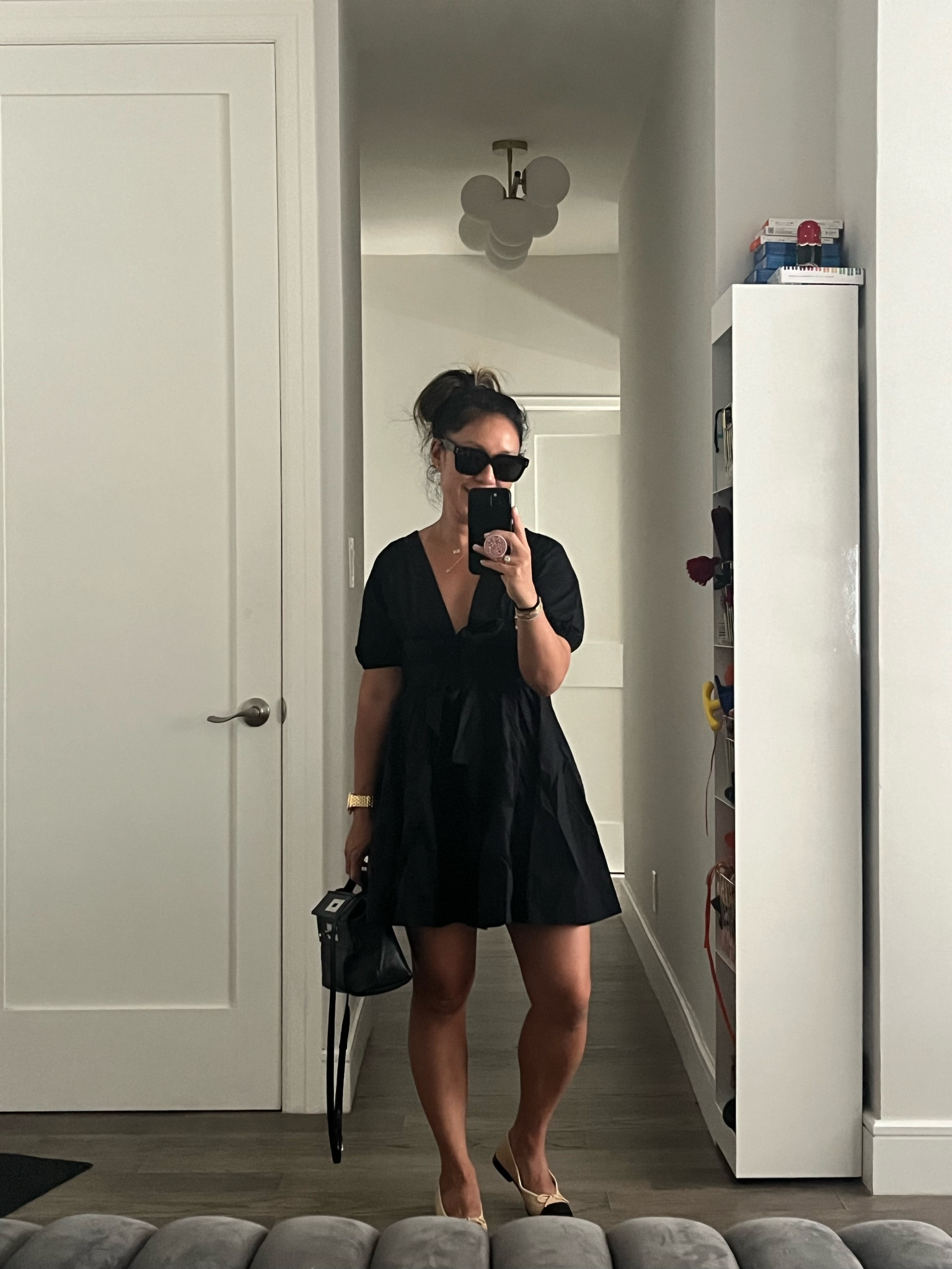 LOVE this dress! Great fit. Zippered back and slight elastic to cinch the waist. Bow front detail. I’m wearing an xs.

#LTKWorkwear #LTKFindsUnder50 #LTKTravel