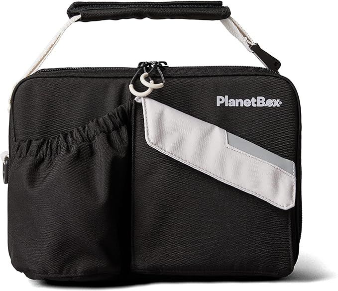 PlanetBox 5268297 Black Currant Insulated Lunch Bag, 9 x 12 x 2.5 inches, Black | Amazon (US)