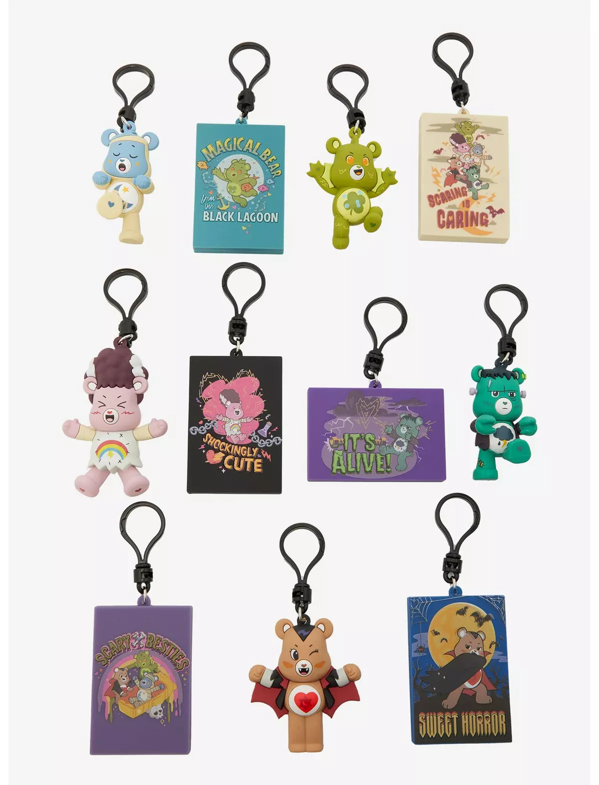 Universal Monsters X Care Bears Blind Bag Figural Key Chain | Hot Topic