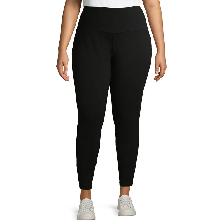 Terra & Sky Plus Size Full Length Leggings | Walmart (US)