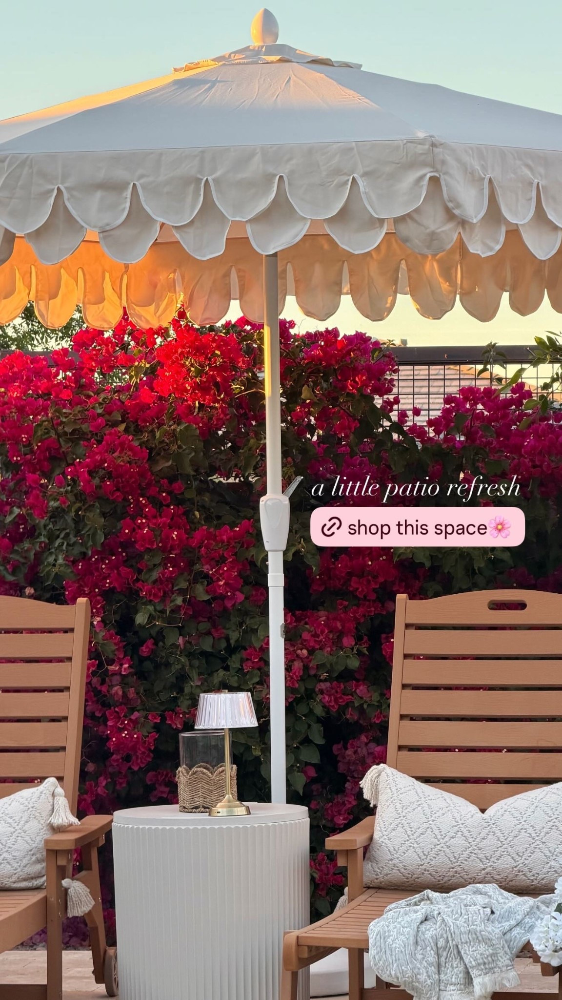 a little patio refresh🌸🤍

#outdoorpatio #spring #springpatio

#LTKHome #LTKSeasonal