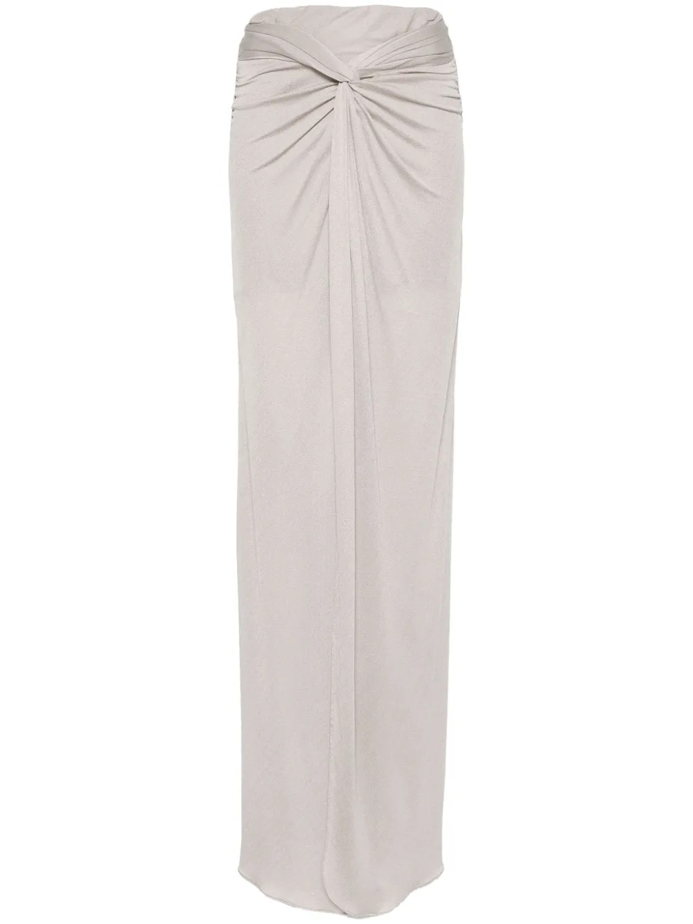 Giuseppe Di Morabito knot-detail Maxi Skirt | Grey | FARFETCH AU | Farfetch Global
