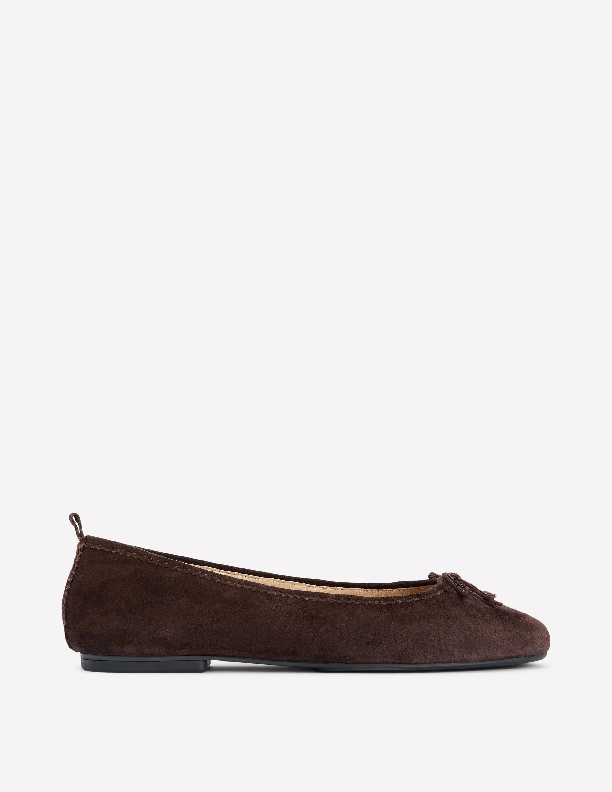 Kitty Flexi Sole Ballet Pumps-Chocolate | Boden UK