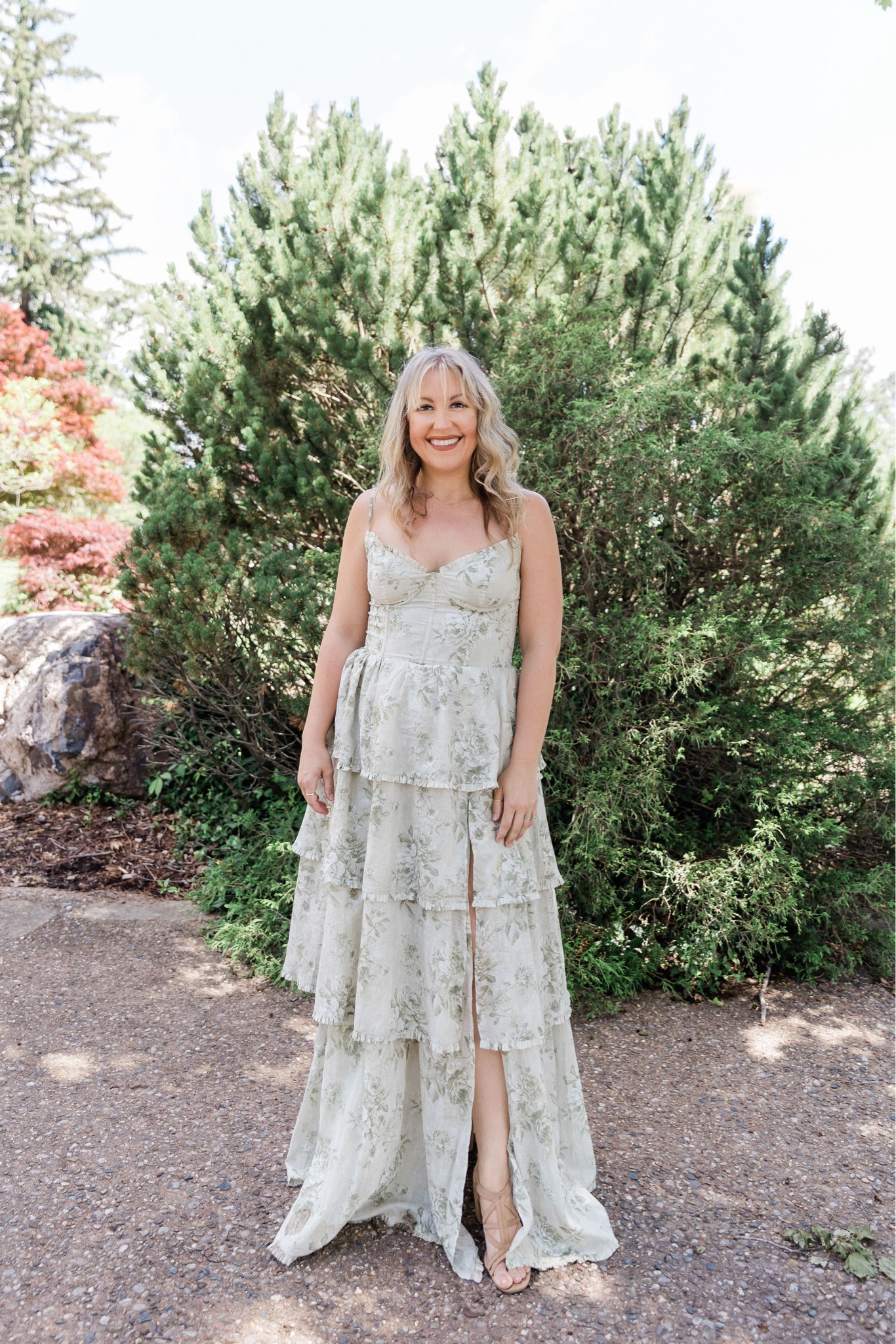 V. Chapman Caterina Dress in Sage Tapestry 